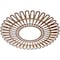 Ekena Millwork Cornelius Wood Fretwork Pierced Ceiling Medallion, Walnut, 34"OD x 12 5/8"ID x 3/8"T CMWP34X0375CRWA - alternate 3